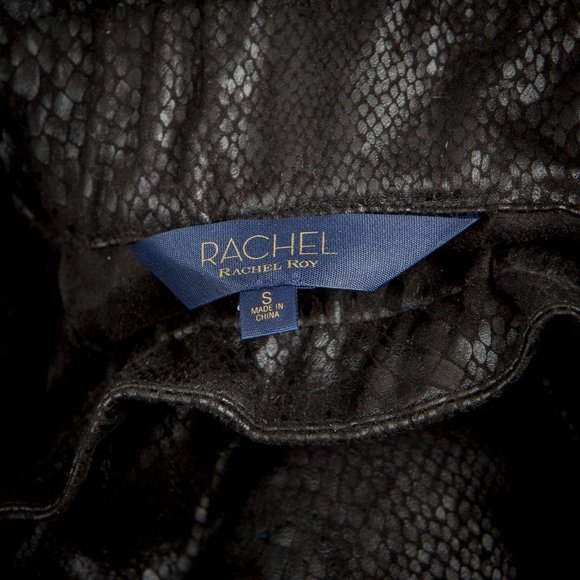 NWT Rachel Roy faux leather snakeskin skirt - Picture 2 of 3